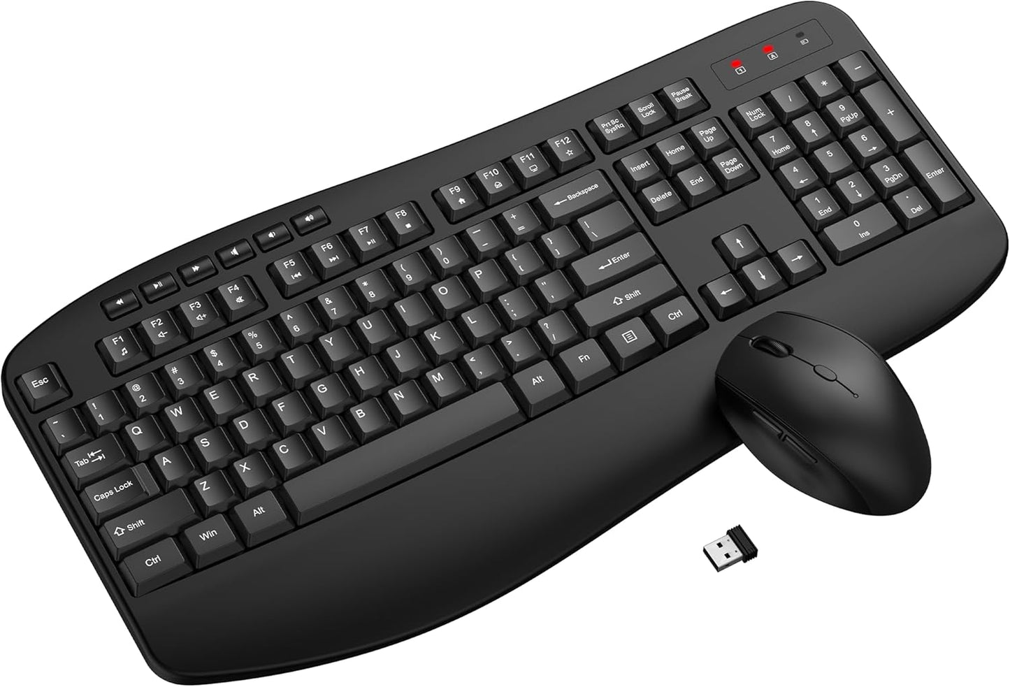EDJO Wireless Keyboard Mouse Combo - Ergonomic Bliss!