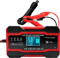 8-Amp Car Battery Charger 12V 24V Fully Automatic - Smart Trickle
