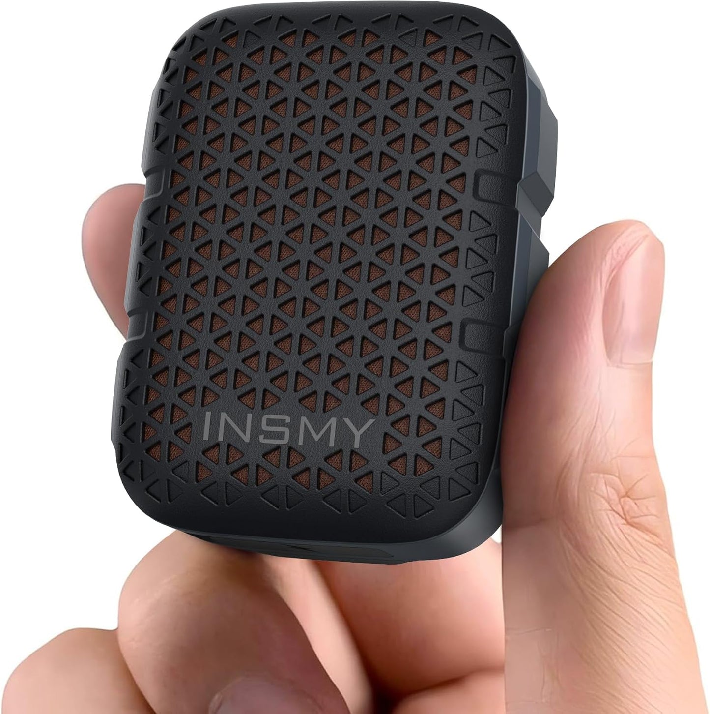 INSMY Waterproof Clip-On Speaker: Clean Sound & Stereo Pair