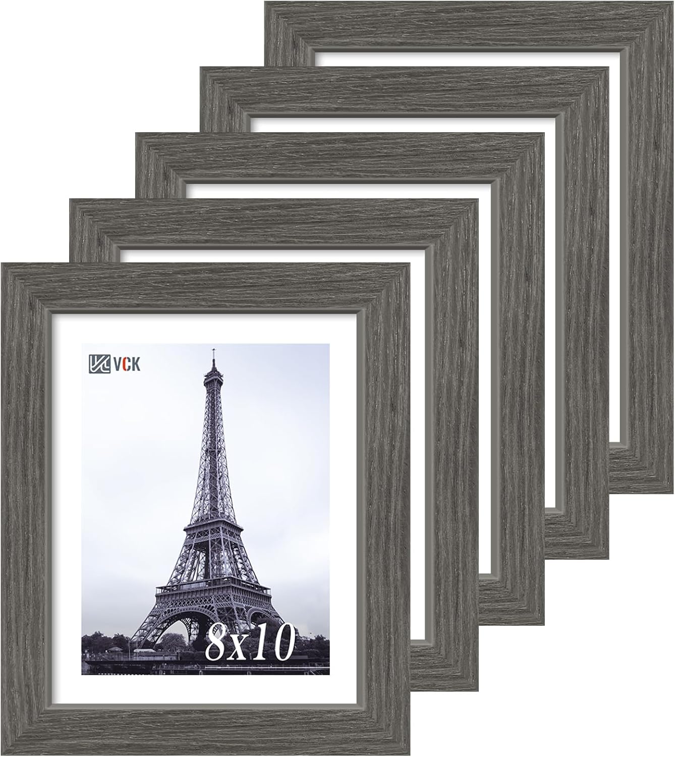 VCK 8x10 Picture Frame 5 Pack for Stunning Wall Displays
