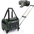 Gardner Pet Cat Carrier with Wheels for Travel and Comfort