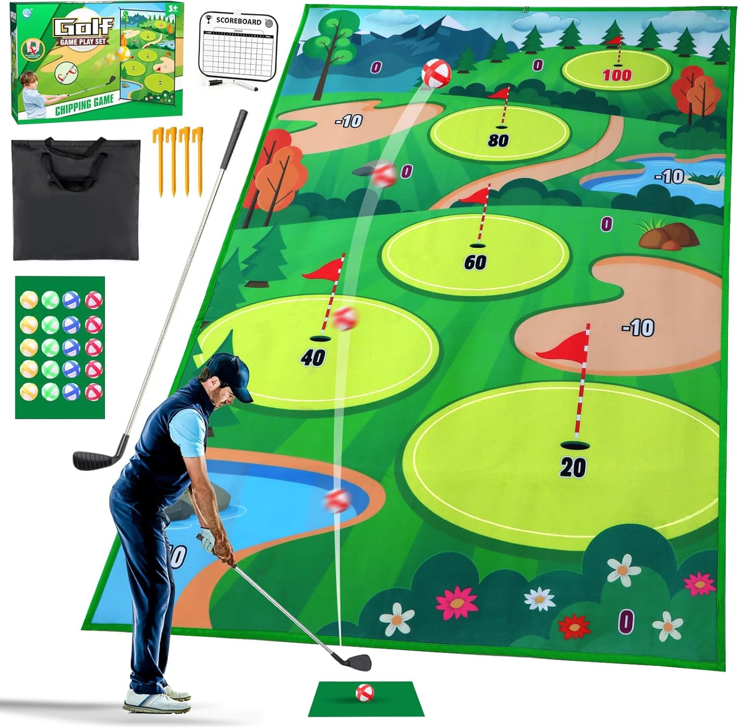 Madertool Golf Chipping Mat: Improve Your Short Game!