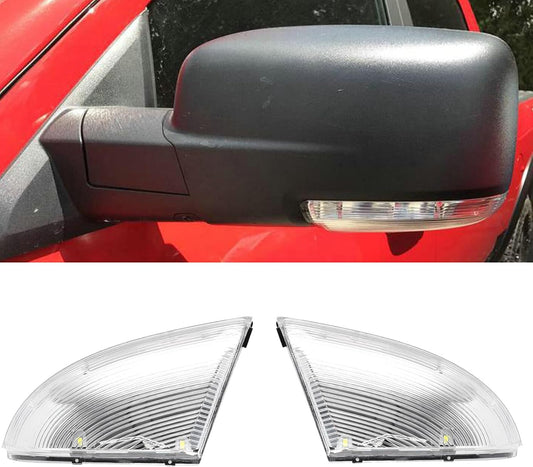 Front Mirror Turn Signal Puddle Light for Dodge Ram 1500 2009-2018