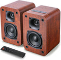 Saiyin Bluetooth Bookshelf Speakers for Record Player - Compact Big