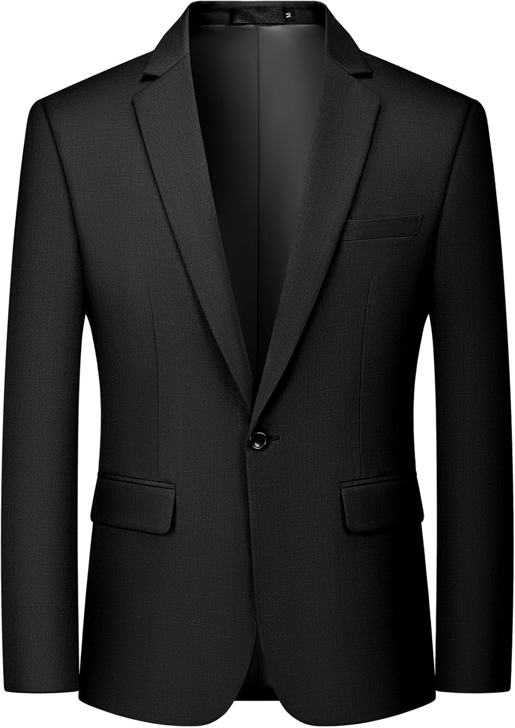 MAGE MALE Men's One Button Suit Jacket for Elegant Style
