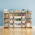 SpaceAid Large Toy Storage Organizer 9 Shelves 9 Bins - Tidy Playrooms