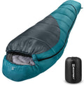 Bessport Mummy Sleeping Bag | 15-45 F - Warm, Compact Mummy Bag