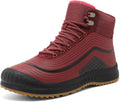 Snow Boots for Men - Insulated Waterproof Fur Lined Winter Shoes