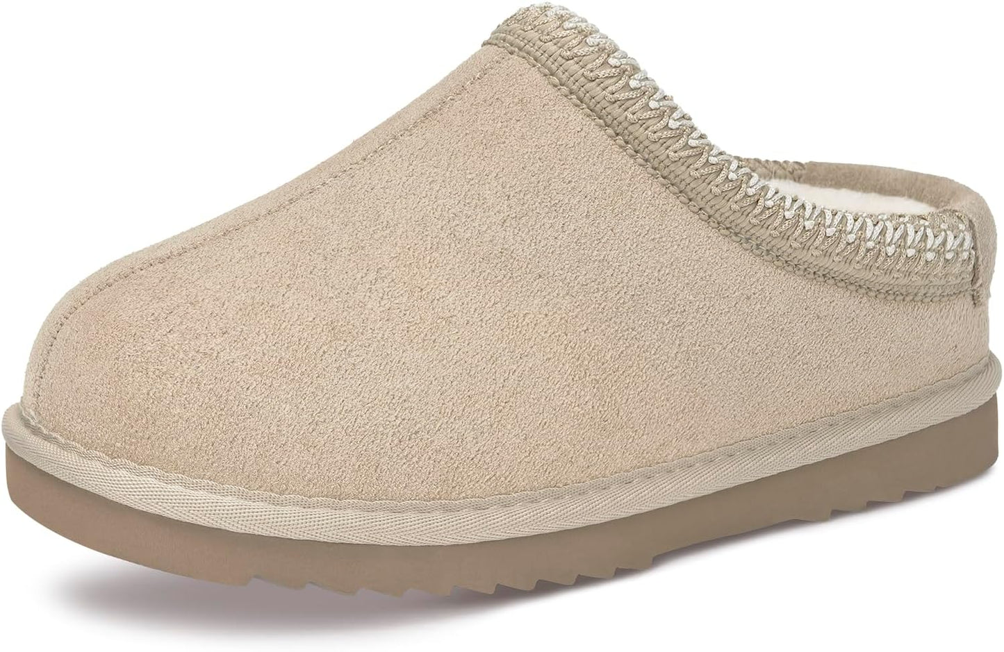 Kids Slippers Boys Girls Clogs Faux Fur Soft Slip On Warm Shoes