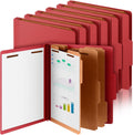 Classification Folders Letter Size 12 Pack - 3 Divider File Organizer