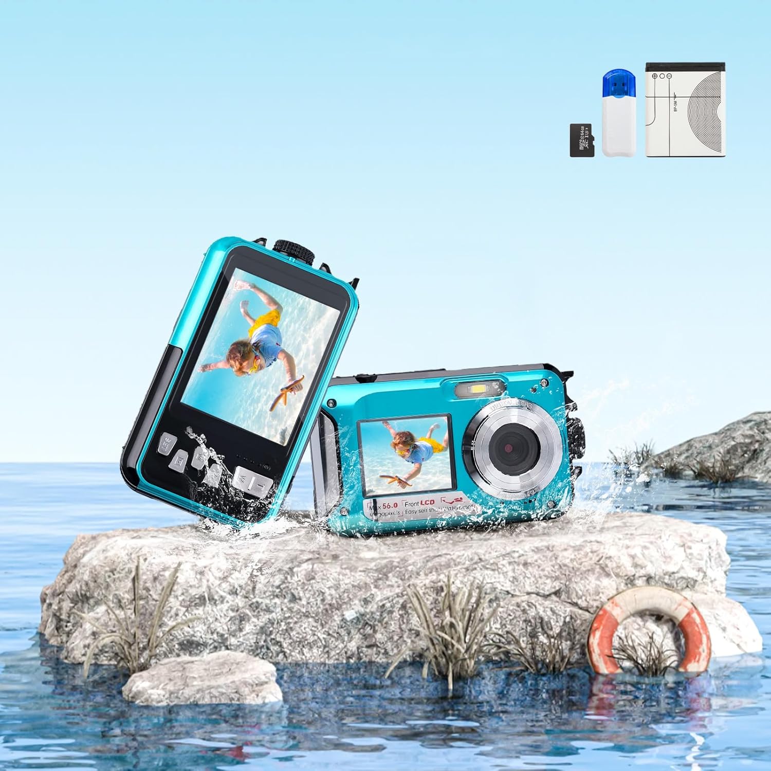 ZUAN TIME Underwater Camera 4K Autofocus - Ultimate Snorkeling Companion!