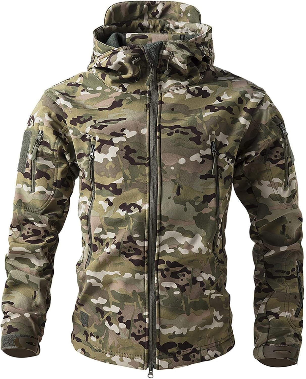 Camouflage Waterproof Tactical Jacket for Fall Activities