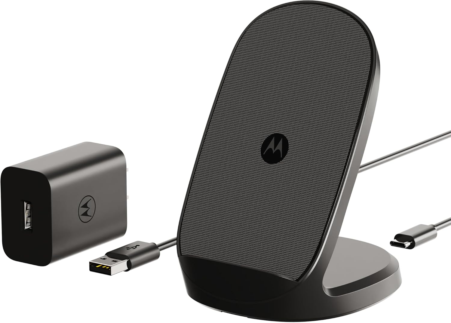 Motorola TurboPower 15W Qi Wireless Stand with 33W Charger
