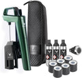 Timeless Six Plus Wine Preservation System Forest Green - By-the-Glass