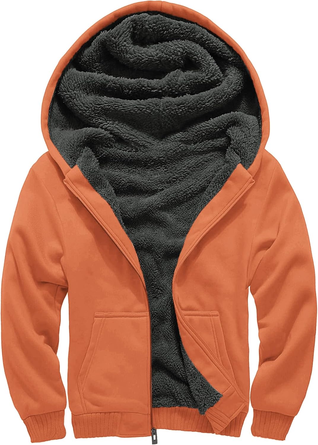 GEEK LIGHTING Boys Sherpa Lined Hoodie for Cozy Winter Wear