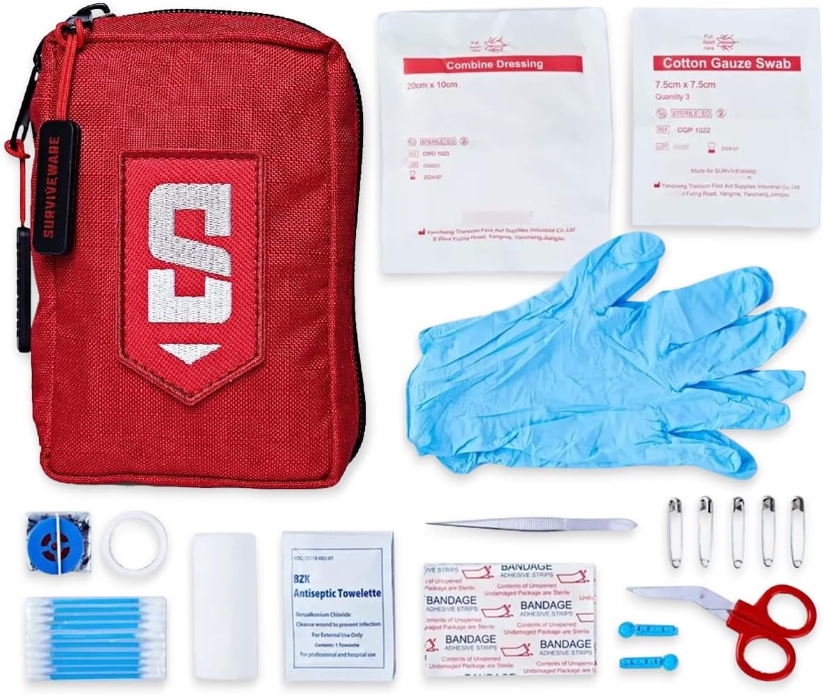 Premium 51 Pc Survival First Aid Kit - HSA/FSA Eligible!