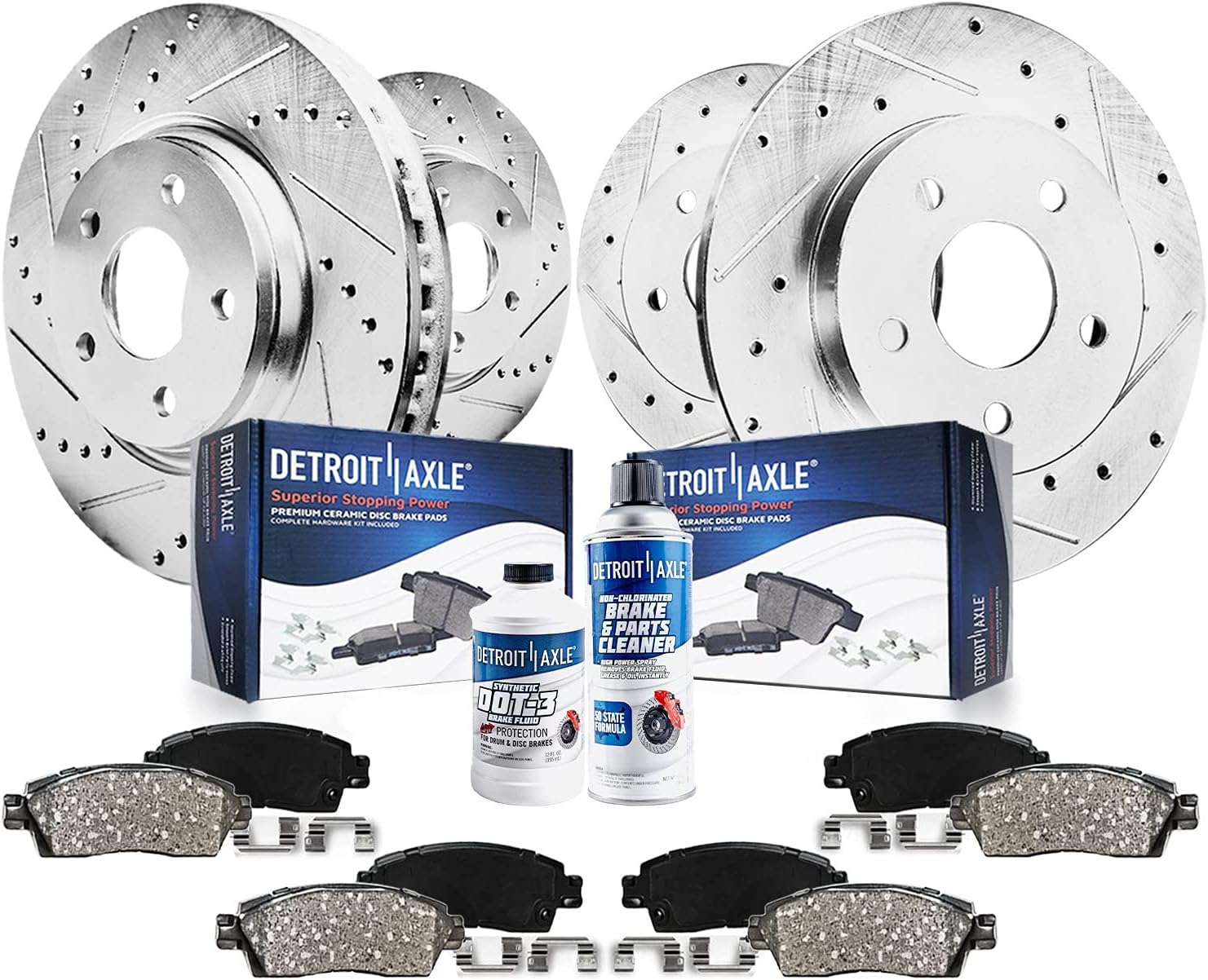 Brake Kit for Acura MDX ZDX Honda Pilot by Detroit Axle
