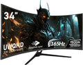 ZZA Ultrawide 34 in Monitor WQHD 165Hz - Immersive Curved Screen