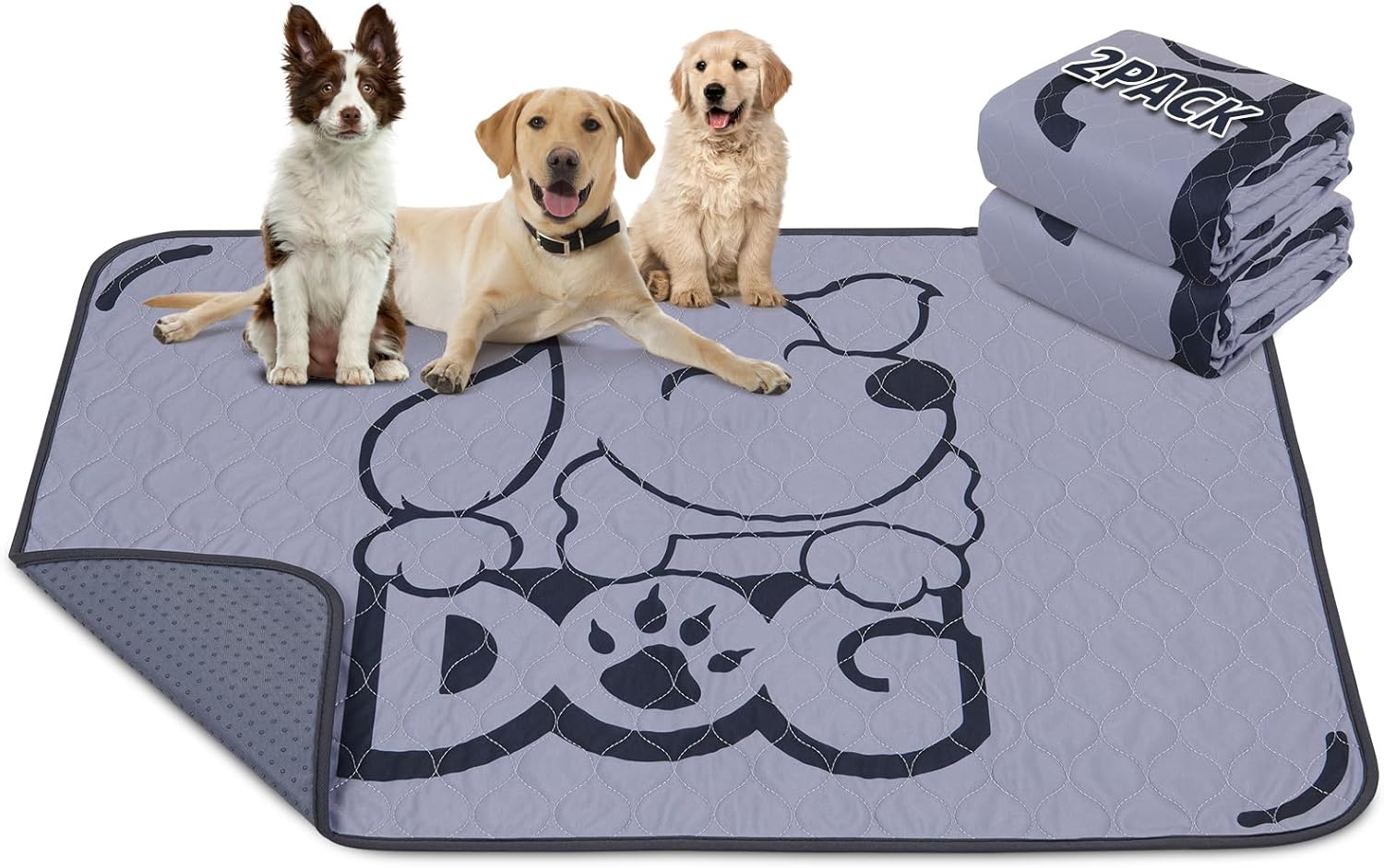 Washable Dog Pee Pads for Potty Training and Whelping Needs