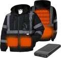 SKSAFETY Professional Level Heated Jacket Class 3 Hi-Vis - Warm