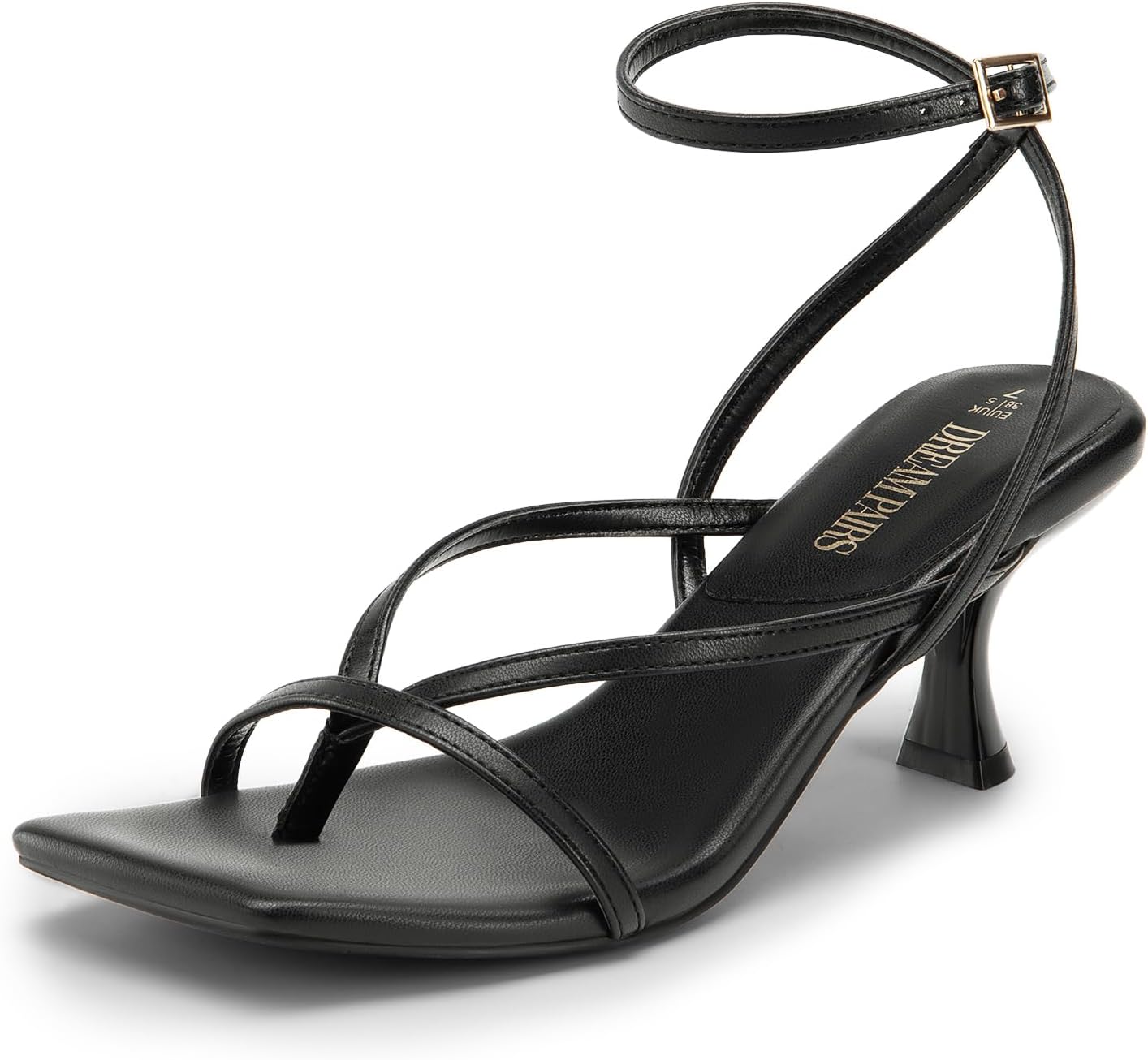 DREAM PAIRS Women's Strappy Lace Up Heels for Any Occasion