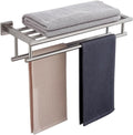 Towel Rack for Bathroom 20 in Wall Mounted Towel Shelf - Brushed