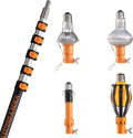 Telescopic Light Bulb Changer for High Ceilings - 36 ft Reach