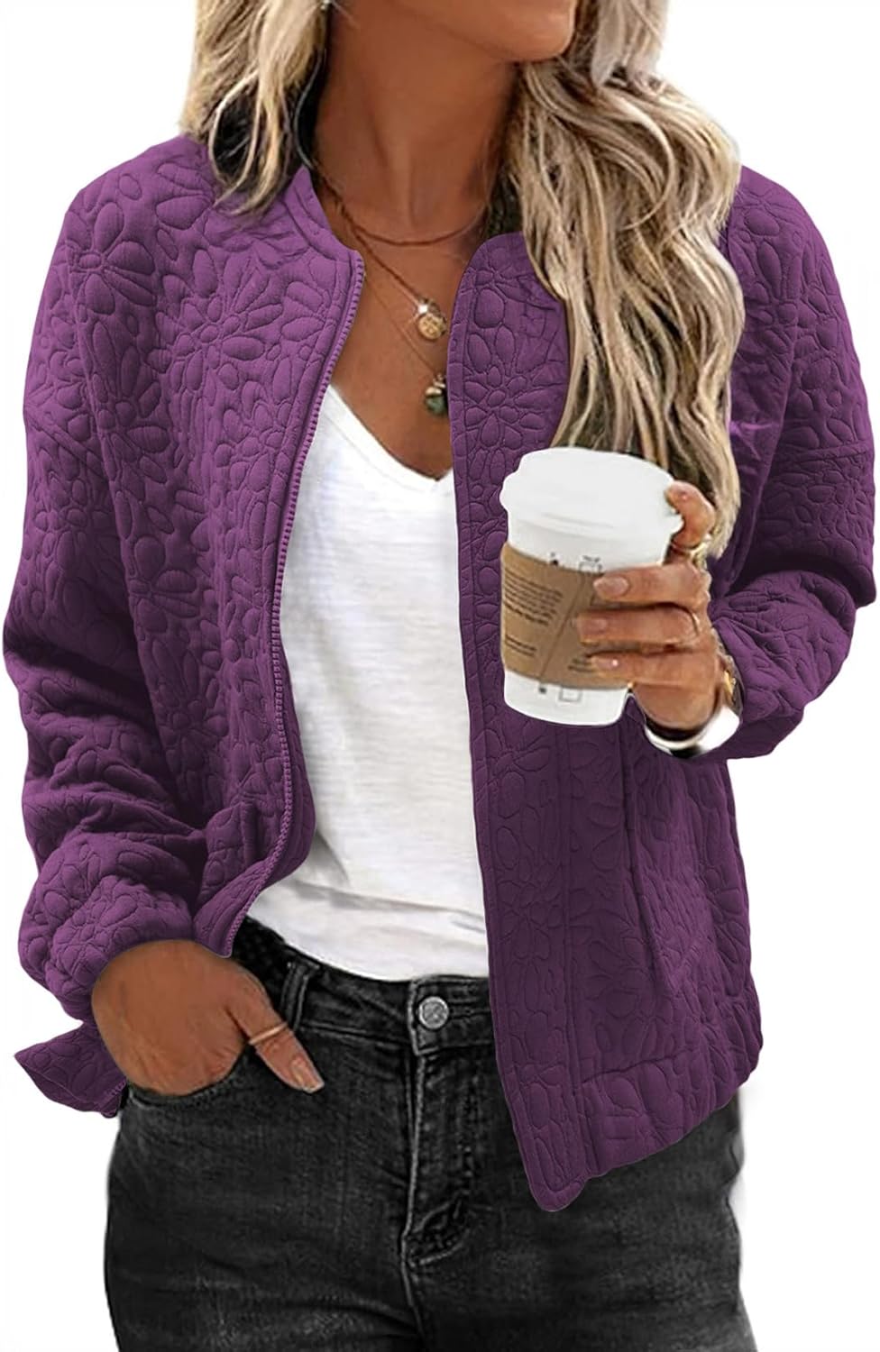 EVALESS Bomber Jackets for Women Spring Fashion 2025 Cute Style