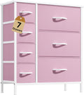 DWVO Fabric Dresser with 7 Drawers for Bedroom and Living Room
