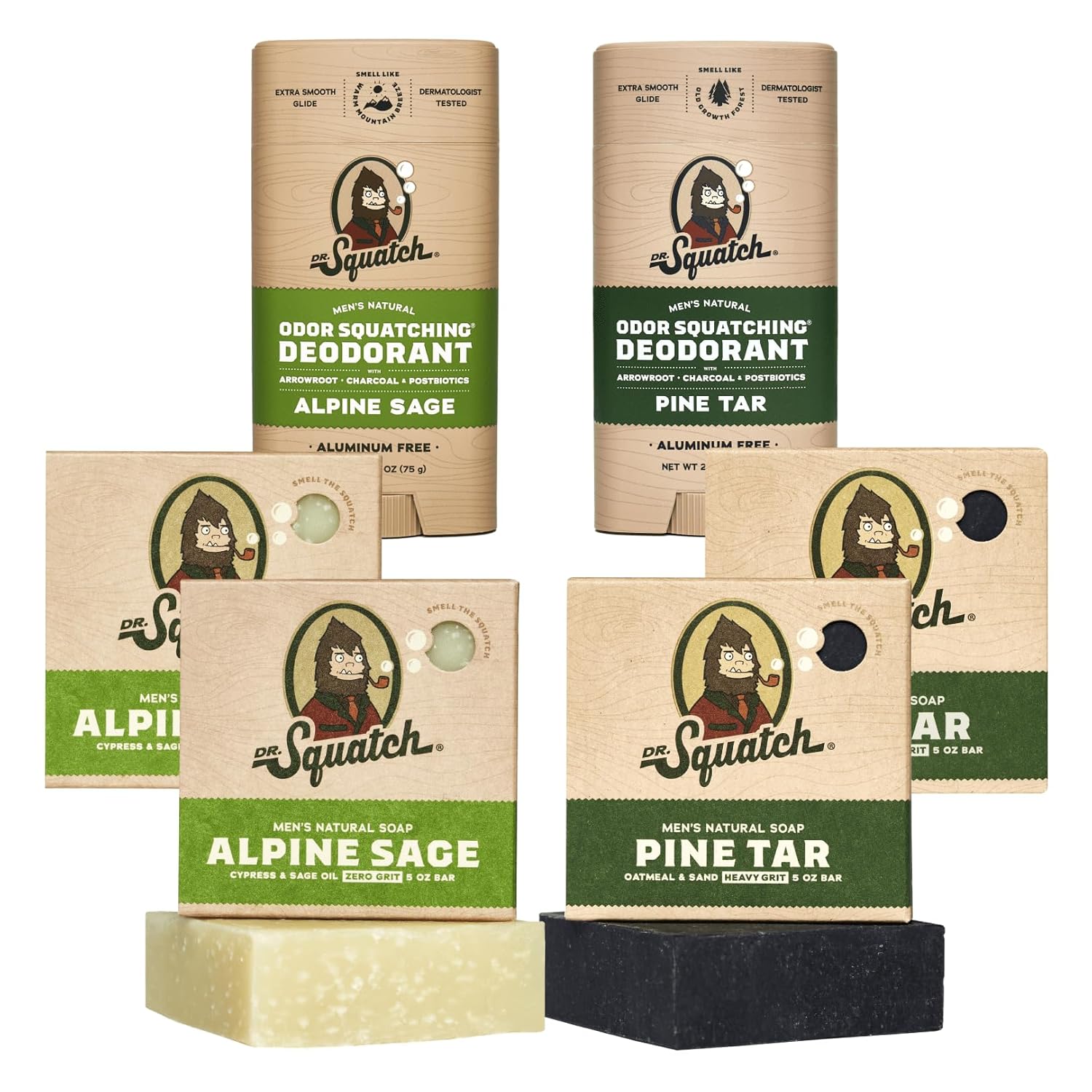 Dr. Squatch Manly Soap and Deodorant Variety Pack Review