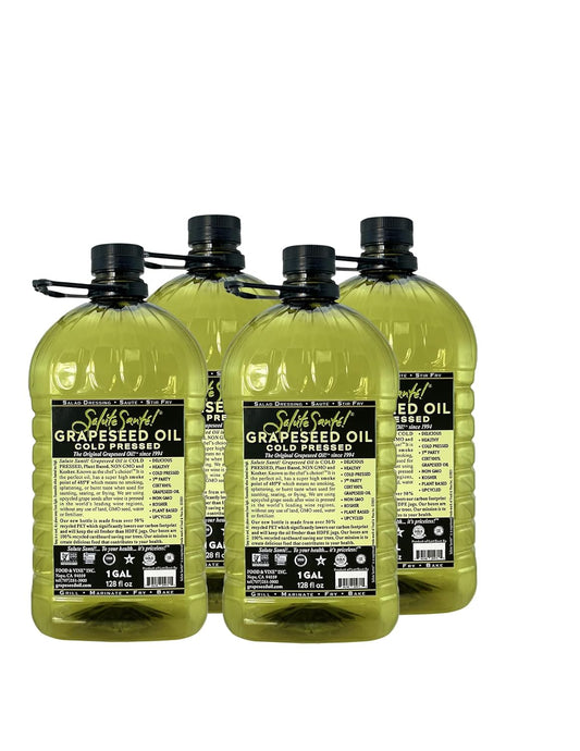 Cold Pressed Grapeseed Oil for Healthy Cooking and Dressings