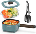 2L Electric Pot with Steamer - Portable Nonstick Hot Pot