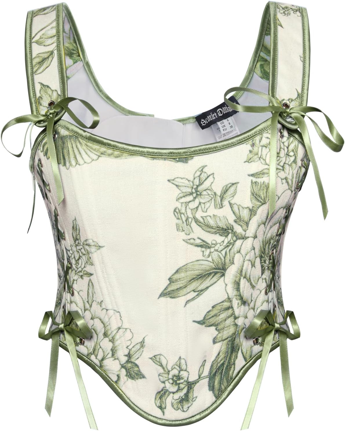 Floral Bustier Tops for Women - Elegant Corset Style