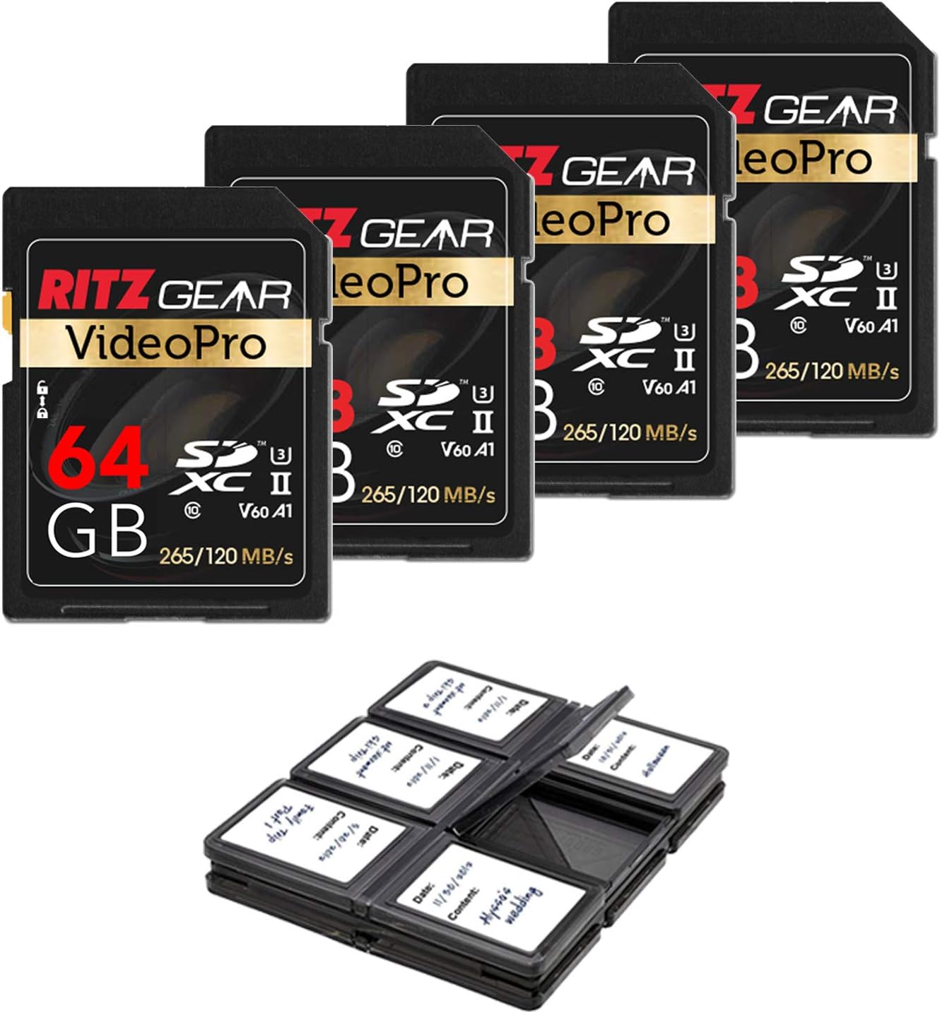 Ritz Gear Extreme Performance Video Pro 64GB 4K 8K Ultra HD SDXC