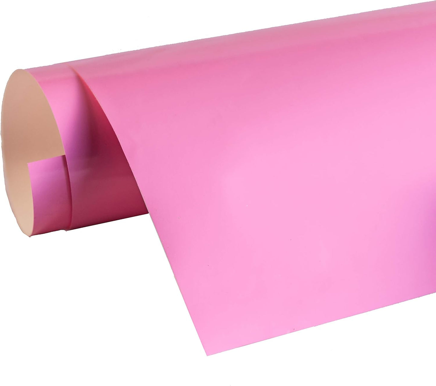 Glossy Bubble Gum Repositionable Adhesive-Backed Vinyl Roll