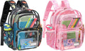 Clear Backpack for Kids 15 in - Durable Transparent School Bag