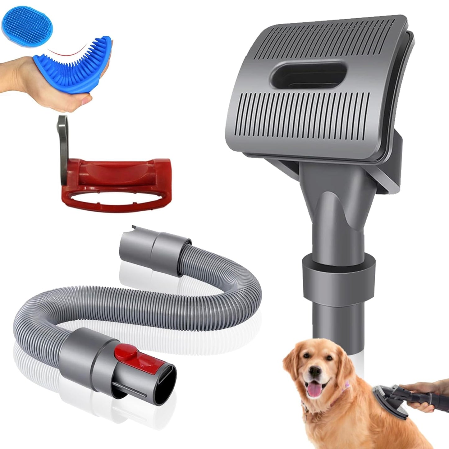 Dyson-Compatible Pet Grooming Kit - Hassle-Free Pet Care