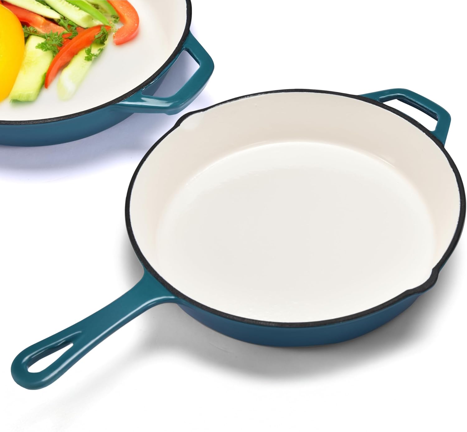 Bruntmor Cast Iron Pan - 10x16-Inch Skillet for All Cooking