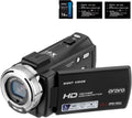 ORDRO V12 Camcorder HD 1080P Video Camera Recorder - Night Vision