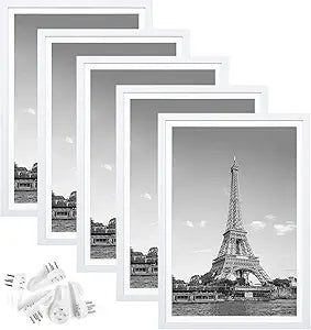 Upsimples 13x19 Picture Frame Set of 5 for Wall Gallery