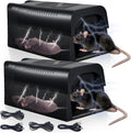 High Voltage Electric Mouse Trap Zapper 2 Pack - Instant Kill