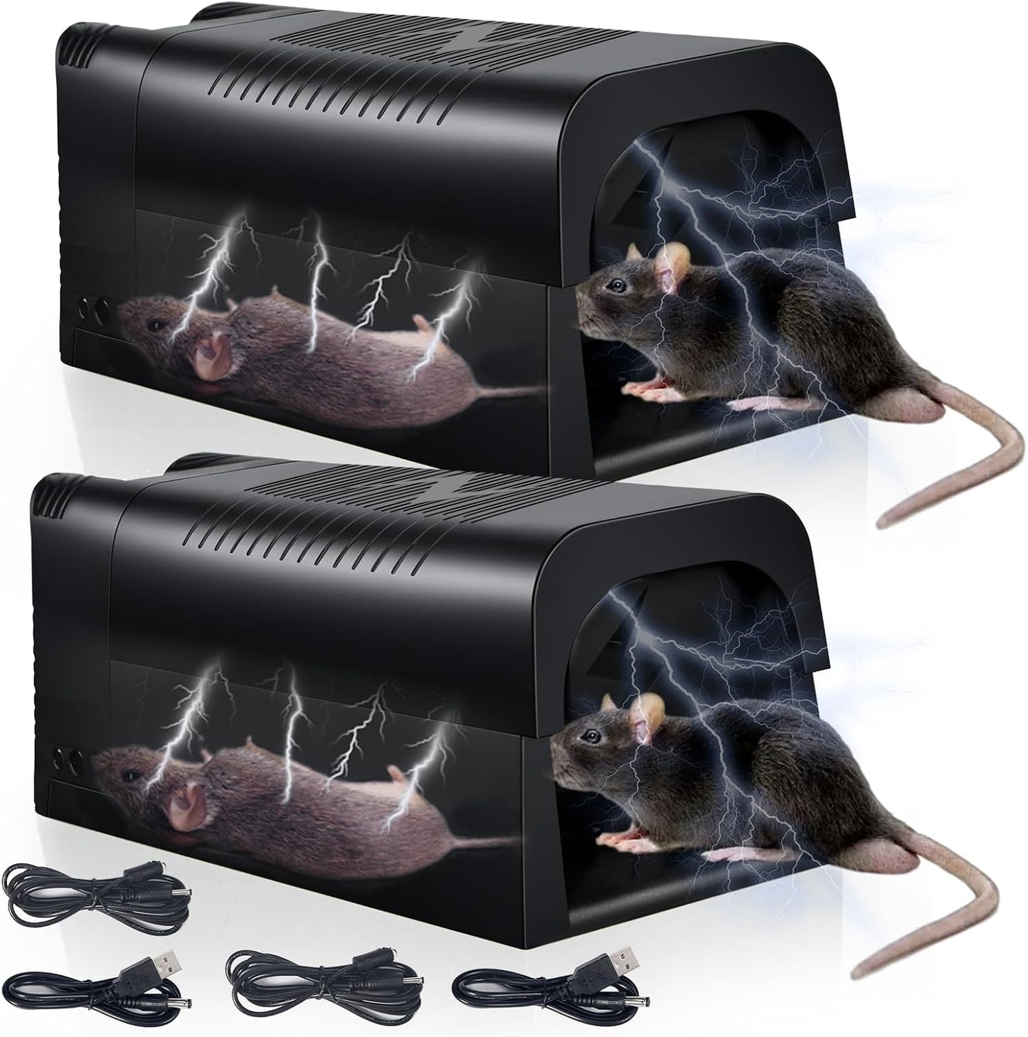 High Voltage Electric Mouse Trap Zapper for Effective Rodent Control