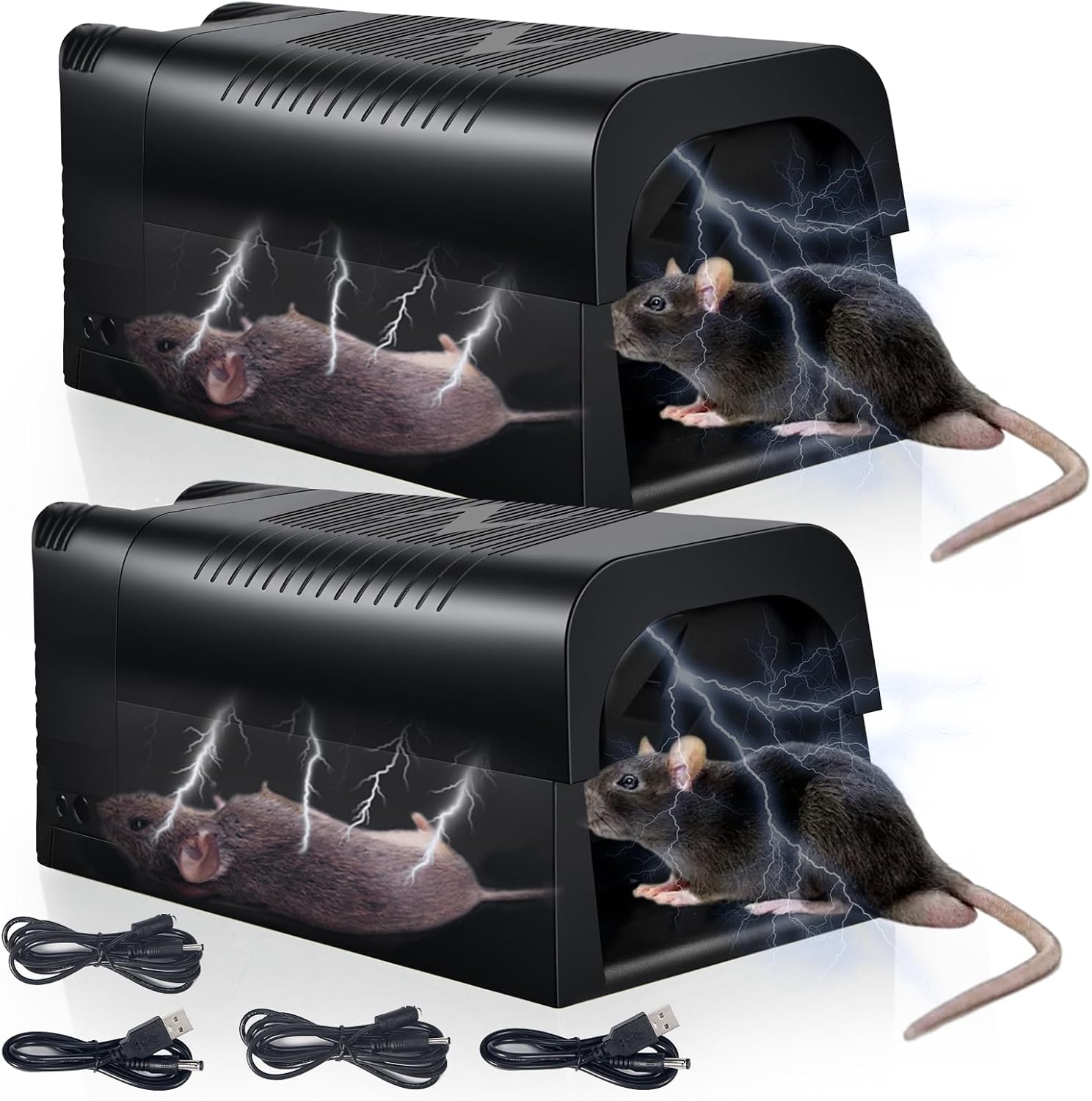 High Voltage Electric Mouse Trap Zapper for Effective Rodent Control