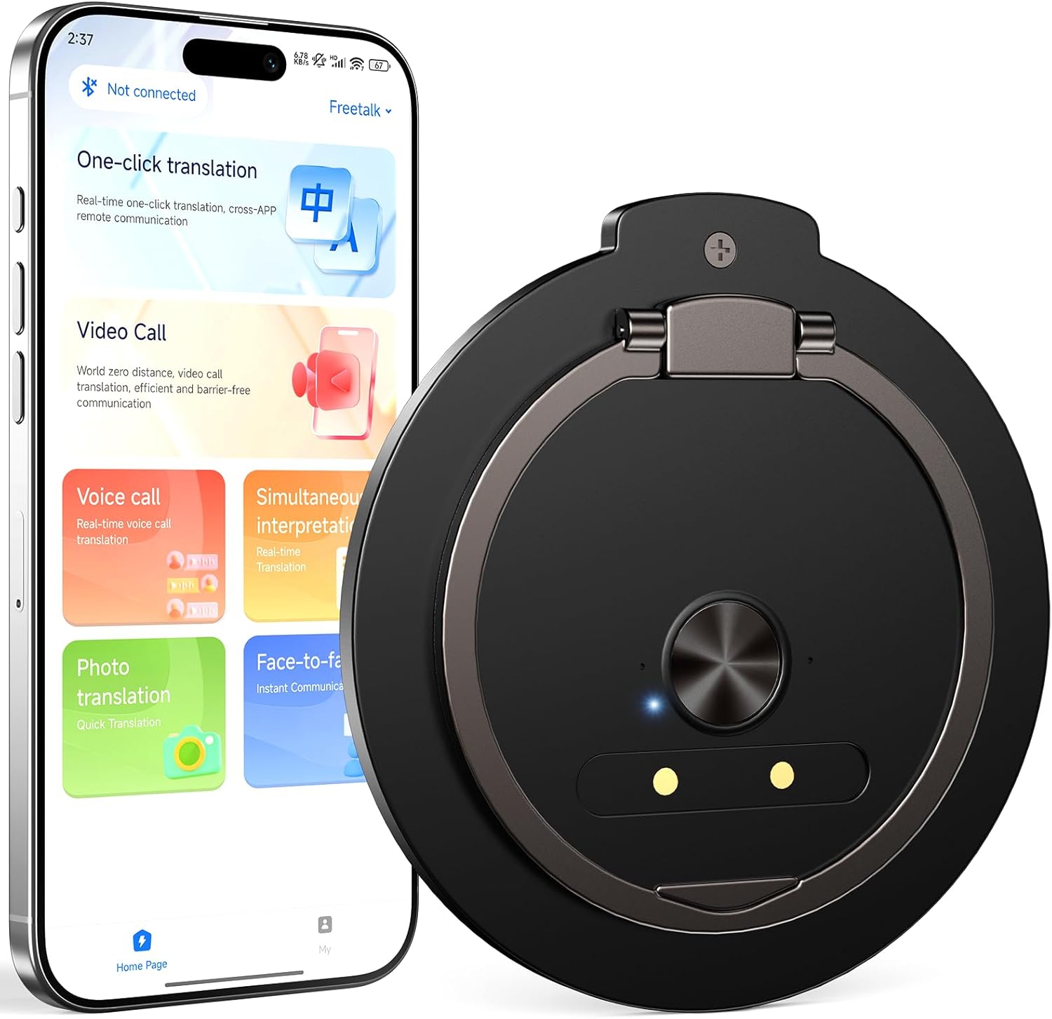 3-in-1 AI Translation Recorder for Effortless Communication