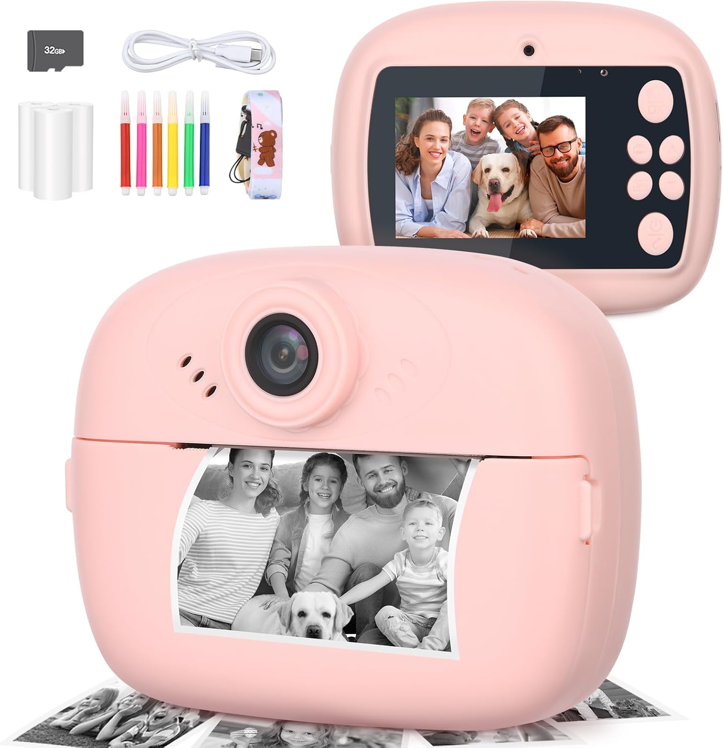 Mafiti Kids Instant Print Camera - Capture & Print Memories! 