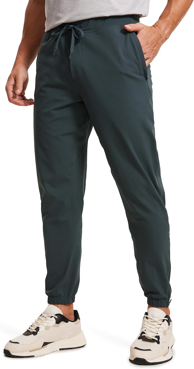 CRZ YOGA 4-Way Stretch Athletic Joggers for Men - Perfect Fit