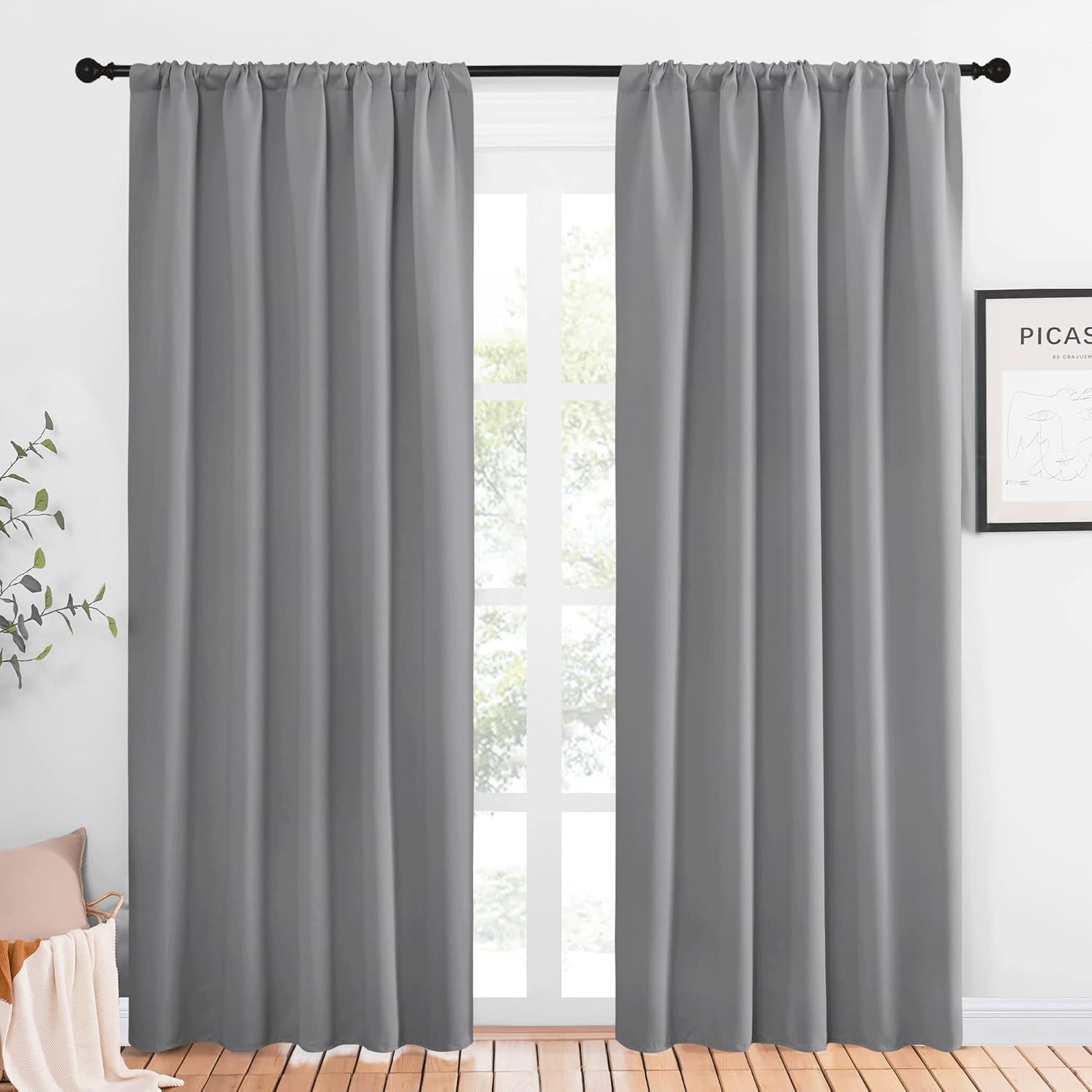 NICETOWN Blackout Curtains for Living Room - Energy Efficient Drapes