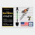 Slatwall Panel Garage Wall Organizer - Heavy Duty PVC Slatwall System