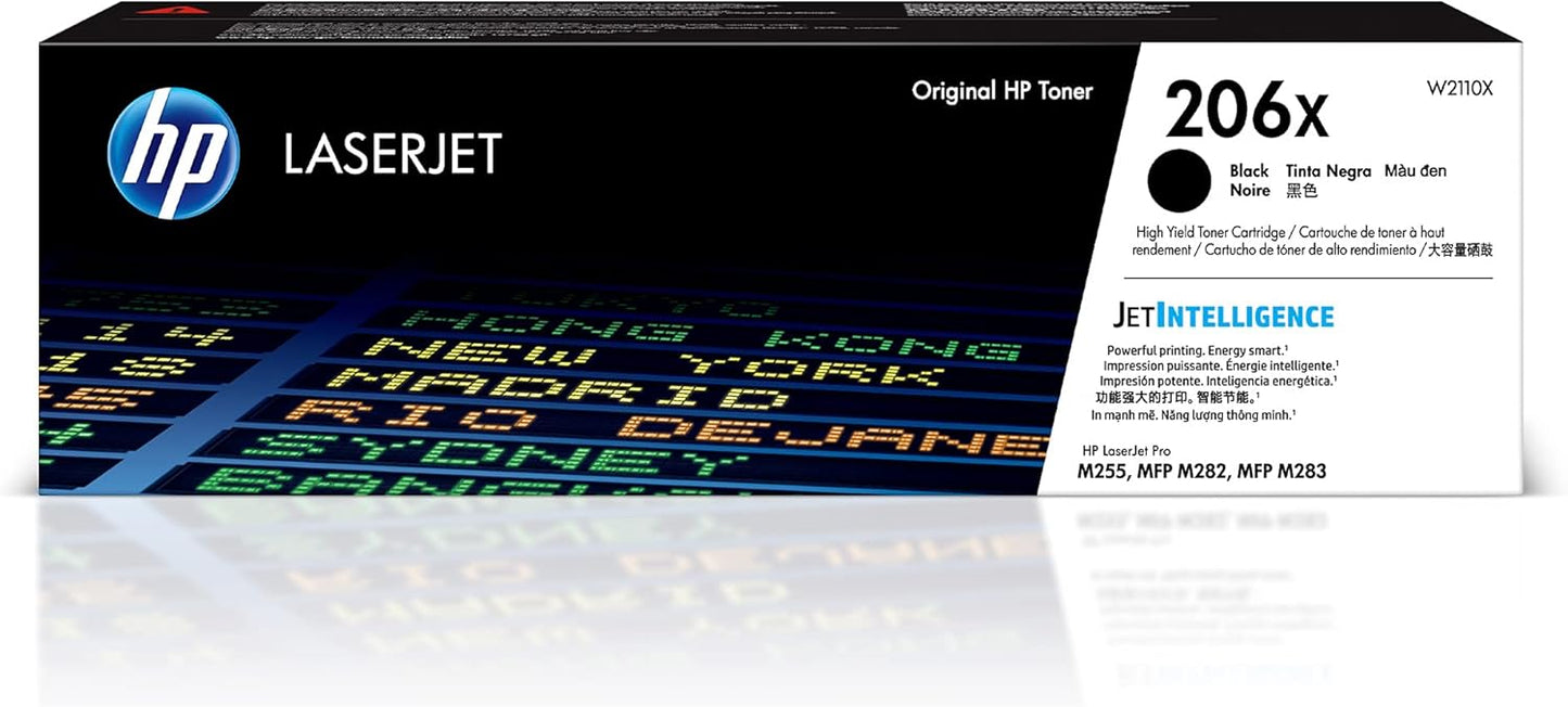 HP 206X Black High-yield Toner | Exceptional Printing Performance