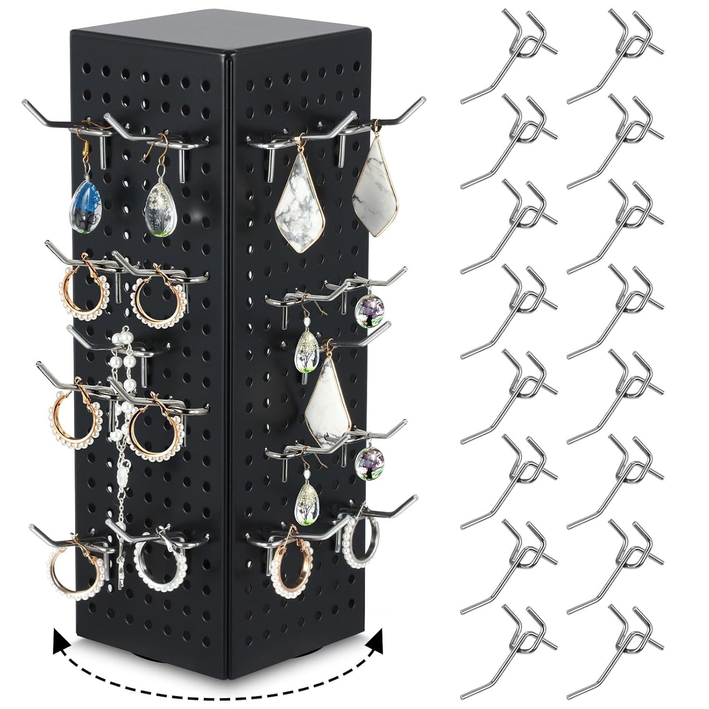 Geelin Rotating Countertop Display Kit for Keychain Supplies